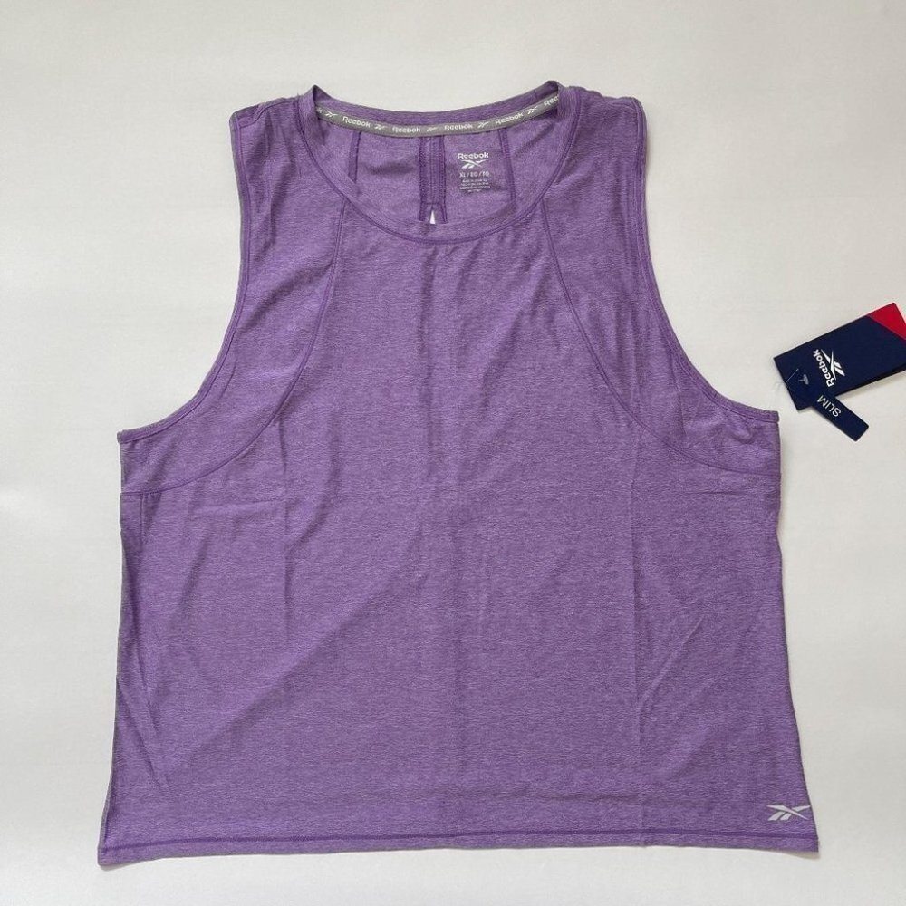 NWT Reebok Throwback Linear Graphic Crop Top XL
